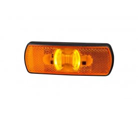 LD 2216 Габаритный фонарь SLIM XS HOR 85 4 LED оранжевый   2функции: габарит боковой/светоотражатель 52216